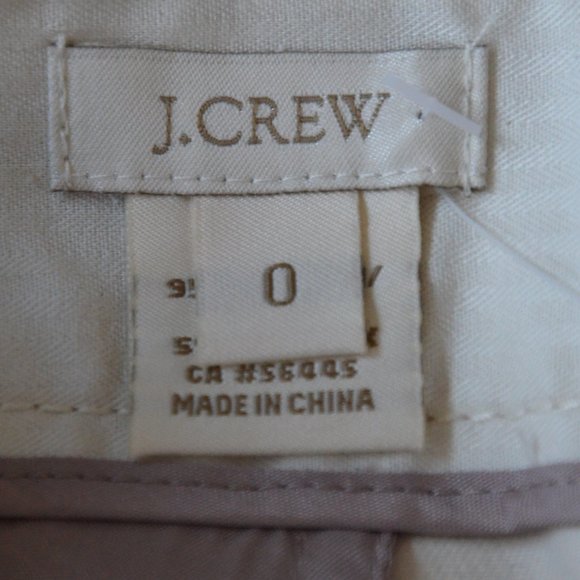 J Crew No2 Pencil Skirt Off White Stretch Womens Size 0 New - Picture 8 of 13